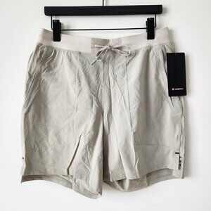 NWT LULULEMON RWLI Beige License To Train Shorts 7" Linerless Men's Medium